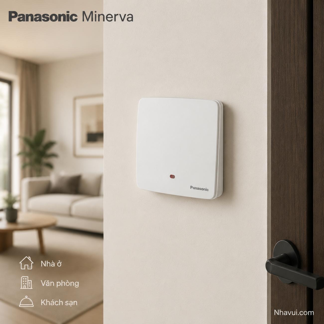 Bộ công tắc D có đèn báo Panasonic Minerva
